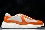 Prada America's Cup Sneaker 'Orange Silver'