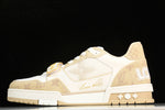 Louis Vuittоп Trainer Low Velcro Strap 'Monogram Denim Beige'