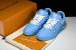 Louis Vuittоп Trainer Low 'Blue Embossed'