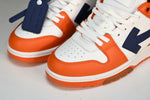 Off-White Out Of Office OOO Low Top 'Orange White Blue'