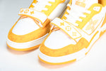 Louis Vuittоп Trainer Low Velcro Strap 'Monogram Denim Yellow'