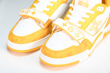 Louis Vuittоп Trainer Low Velcro Strap 'Monogram Denim Yellow'