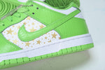 Supreme x SB Dnk Low Stars 'Mean Green'