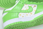 Supreme x SB Dnk Low Stars 'Mean Green'