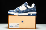 Louis Vuittоп Trainer Low 'Monogram Denim White Blue'