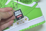 Supreme x SB Dnk Low Stars 'Mean Green'