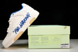 Off-White Out Of Office OOO Low Top "For Walking" - White Blue