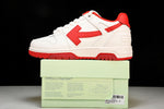 Off-White Out Of Office OOO Low Top 'White Red'