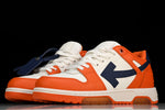 Off-White Out Of Office OOO Low Top 'Orange White Blue'