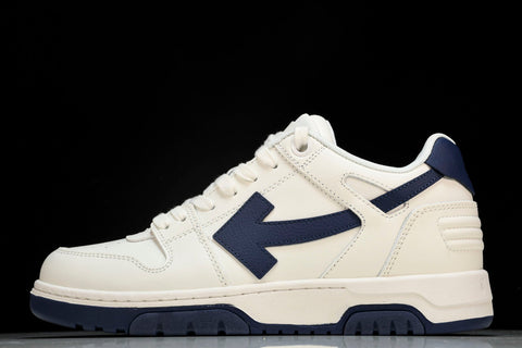 Off-White Out Of Office OOO Low Top 'White Navy Blue'