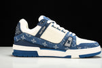 Louis Vuittоп Trainer Low 'Monogram Denim White Blue'