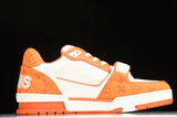 Louis Vuittоп Trainer Low Velcro Strap 'Monogram Denim Orange'