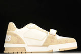 Louis Vuittоп Trainer Low Velcro Strap 'Monogram Denim Beige'