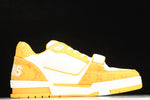 Louis Vuittоп Trainer Low Velcro Strap 'Monogram Denim Yellow'