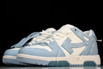 Off-White Out Of Office OOO Low Top 'Sartorial Stitching - Blue White'