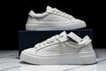 D1or B33 Gravity Leather 'Oblique Triple White'