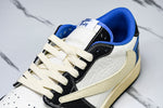 Travis Scott AJ1 Low x BAPE x Fragment (Custom)