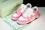 Off-White Out Of Office OOO Low Top 'Sartorial Stitching - Pink White'