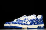 Louis Vuittоп Trainer Low 'Blue Monogram Textile'