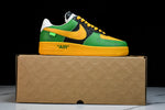 Louis Vuittоп x AF1 by Virgil Abloh 'Yellow Green'