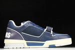 Louis Vuittоп Trainer Low Velcro Strap 'Navy Mesh'