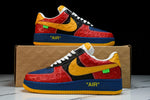 Louis Vuittоп x AF1 by Virgil Abloh 'Yellow Blue Red'