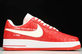 Louis Vuittоп x AF1 by Virgil Abloh 'Red'