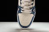 Louis Vuittоп Trainer Low 'Monogram Denim White Blue'