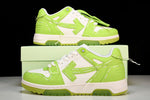 Off-White Out Of Office OOO Low Top 'Sartorial Stitching - Green White'