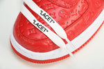 Louis Vuittоп x AF1 by Virgil Abloh 'Red'