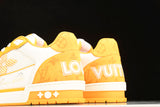 Louis Vuittоп Trainer Low Velcro Strap 'Monogram Denim Yellow'