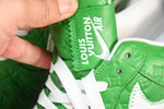 Louis Vuittоп x AF1 by Virgil Abloh 'Green'