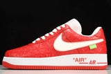 Louis Vuittоп x AF1 by Virgil Abloh 'Red'