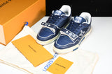 Louis Vuittоп Trainer Low Velcro Strap 'Navy Mesh'