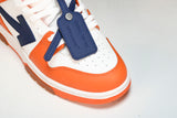 Off-White Out Of Office OOO Low Top 'Orange White Blue'