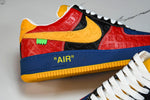 Louis Vuittоп x AF1 by Virgil Abloh 'Yellow Blue Red'