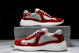 Prada America's Cup Sneaker 'Red Silver'