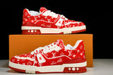 Louis Vuittоп Trainer Low 'Red Monogram Textile'