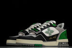 Louis Vuittоп Trainer Low Velcro Strap 'Green Black'