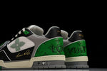 Louis Vuittоп Trainer Low Velcro Strap 'Green Black'