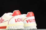 Louis Vuittоп Trainer Low Velcro Strap 'Red Mesh'