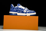 Louis Vuittоп Trainer Low 'Blue Monogram Textile'