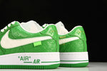 Louis Vuittоп x AF1 by Virgil Abloh 'Green'