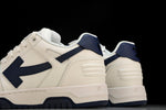 Off-White Out Of Office OOO Low Top 'White Navy Blue'