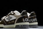 Louis Vuittоп Trainer Low Velcro Strap 'Mocha'