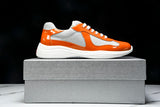 Prada America's Cup Sneaker 'Orange Silver'