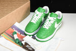 Louis Vuittоп x AF1 by Virgil Abloh 'Green'