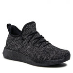 Low Top Black Grey Mesh Sneakers