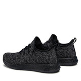 Low Top Black Grey Mesh Sneakers