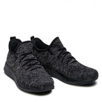 Low Top Black Grey Mesh Sneakers